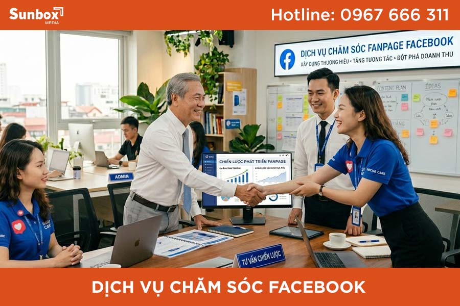 Dịch vụ chăm sóc Facebook tại Long Biên 3 sunbox media, chăm sóc fanpage tại long biên, chăm sóc facebook, sunbox, dịch vụ chăm sóc facebook