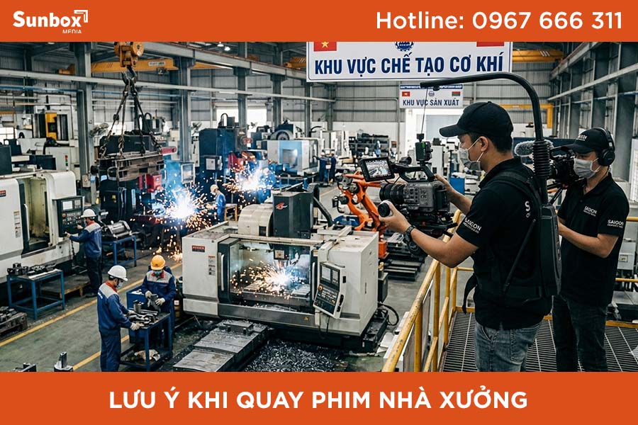 lưu ý khi quay phim nhà xưởng, dịch vụ quay phim nhà xưởng, dịch vụ quay phim